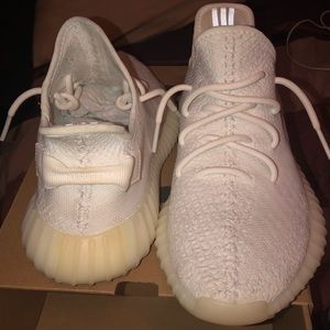 Authentic Triple White Yeezy Boost 350